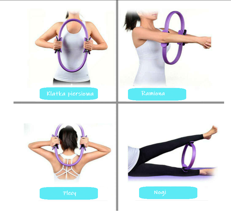 Pilates Ring Fitness Resistance Thigh Exercise Yoga Hoop Circle Home Use New 
