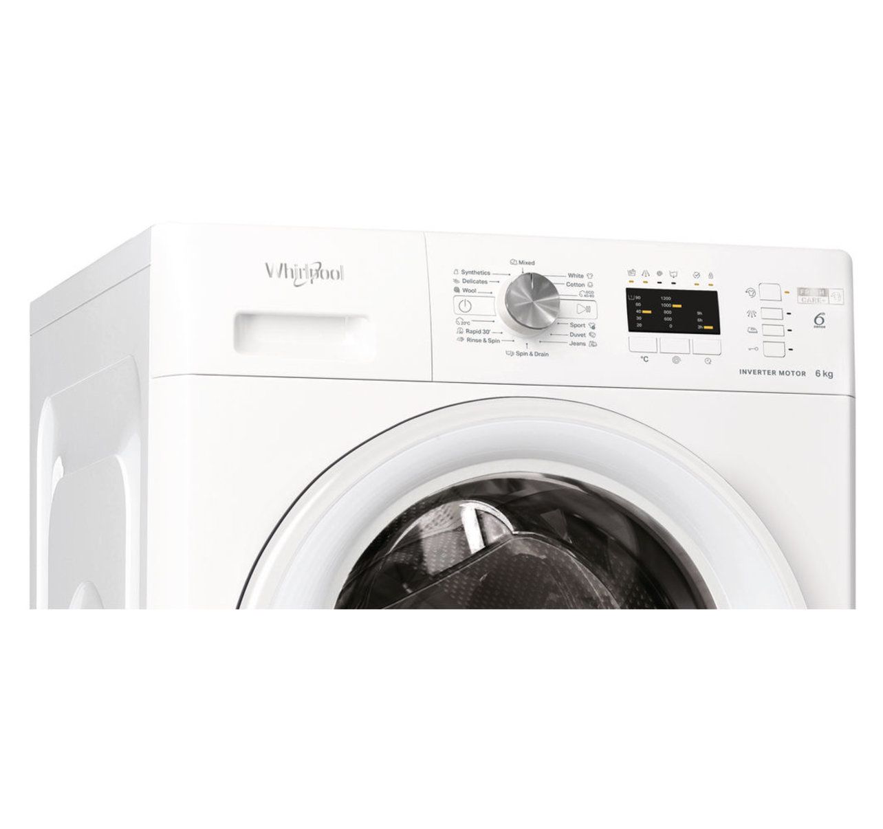 whirlpool 6kg front load washing machine