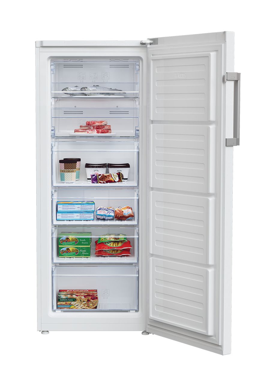 beko tall freezer white